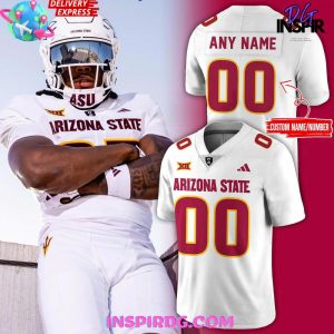 2025 Arizona State Sun Devils New Season White Football Jersey
