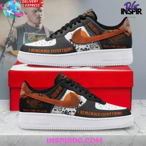 Zach Bryan Remember Everything Limited Edition Nike Air Force 1