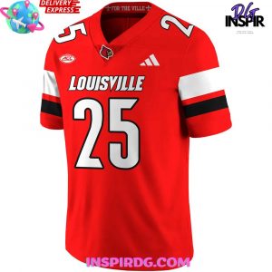 Men’s Louisville Cardinals New Season 2025 Red Football Jersey