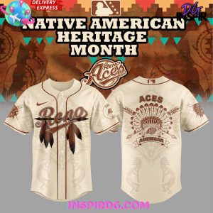 Reno Aces Celebrating Native American Heritage Month 2025 Baseball Jersey