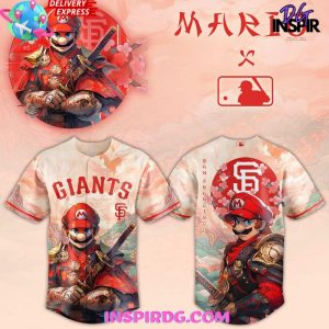 Mario Samurai Hero San Francisco Giants Baseball Jersey