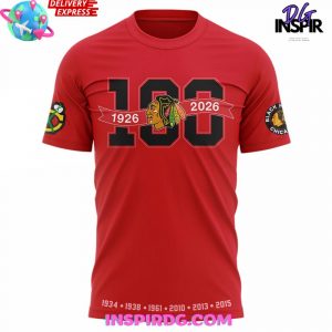 Chicago Blackhawks 100 Years Of Tradition Edition T-Shirt