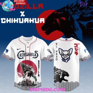 El Paso Chihuahuas x Godzilla Night 2025 Baseball Jersey