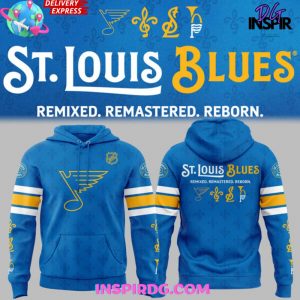 St. Louis Blues “Remixed x Remastered x Reborn” Special Hoodie