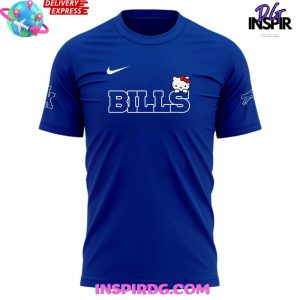 Buffalo Bills x Hello Kitty 2025 Blue T-Shirt