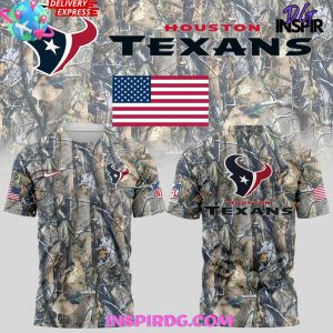 USA Houston Texans 2025 Limited Edition Camo T-Shirt