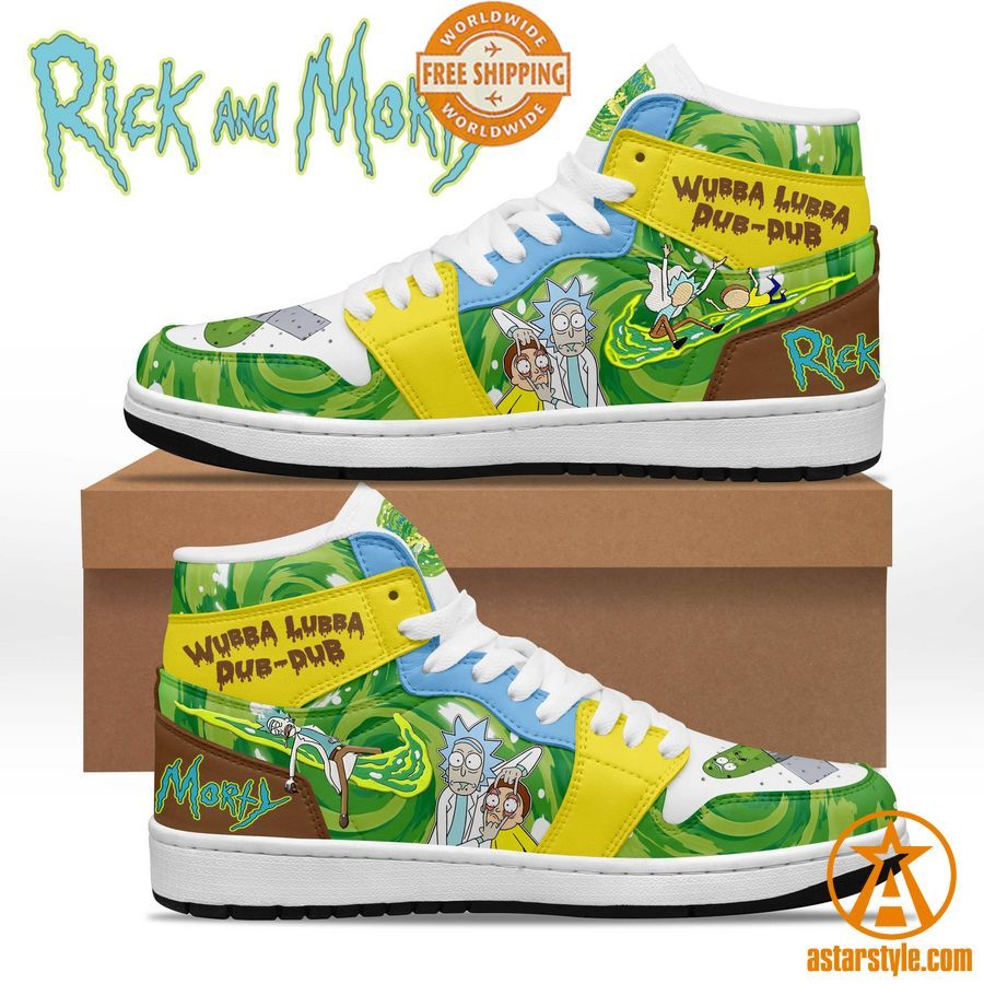 rick and morty air jordan sneaker 1 460