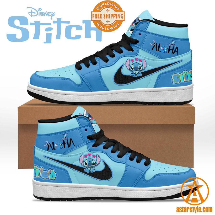 stitch aloha air jordan sneaker 1 378