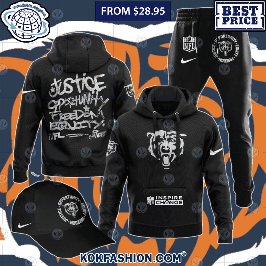 chicago bears inspire change justice opportunity equity freedom hoodie 1 151 Kokfashion.com