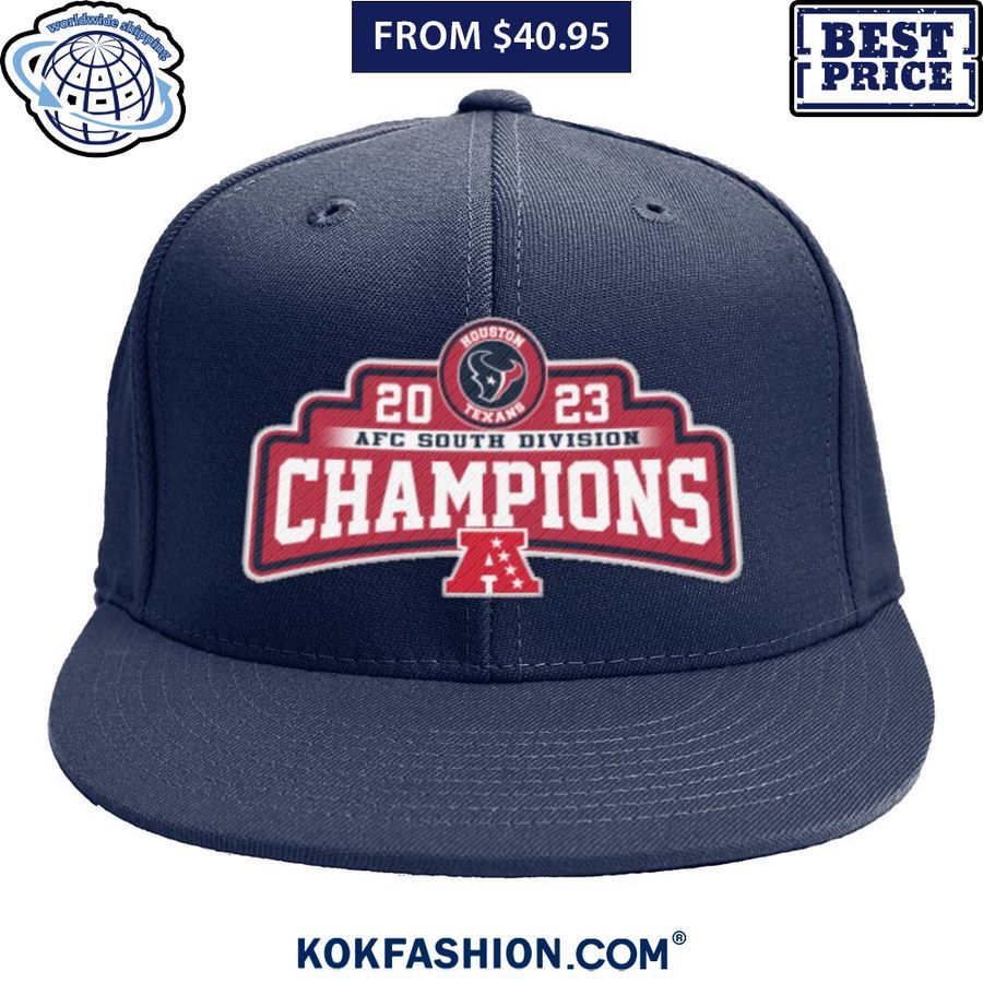 houston texans 2023 afc south division champions snapback hat 1 808 Kokfashion.com