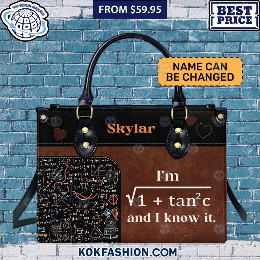 im sexy and i know it custom leather handbag 1 610 Kokfashion.com