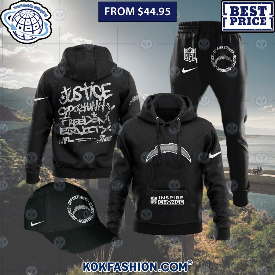 los angeles chargers justice opportunity equity freedom hoodie 2 43 Kokfashion.com