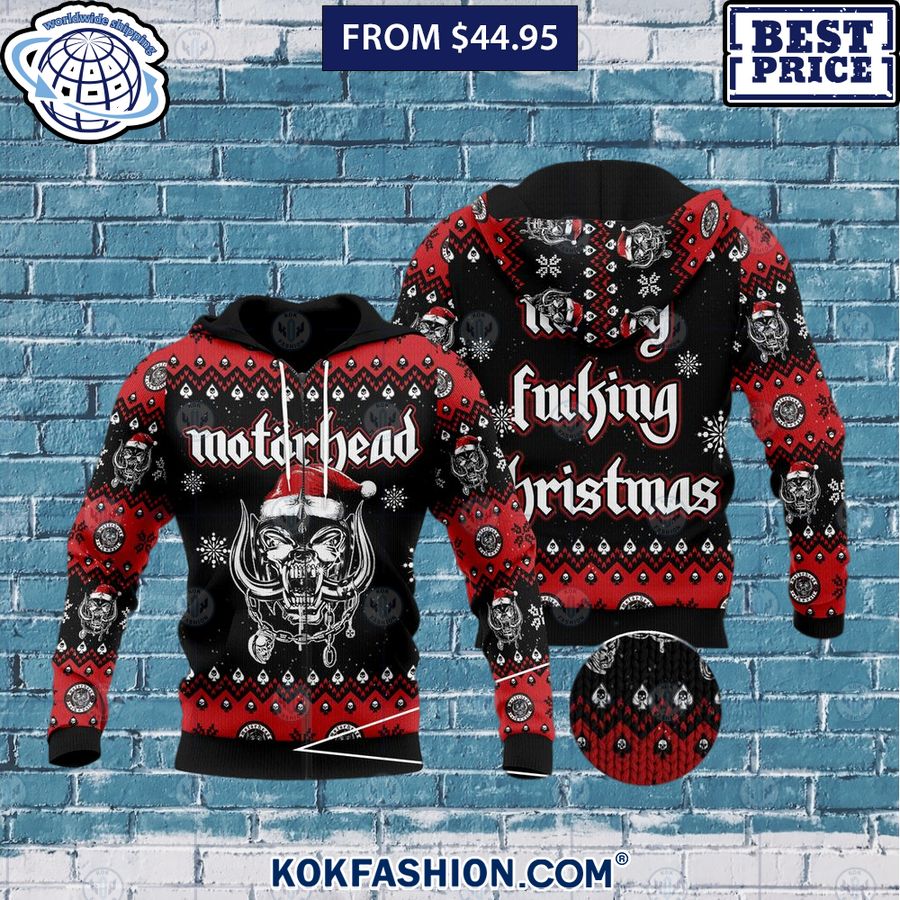 merry fucking christmas motoerhead band hoodie 1 644 Kokfashion.com