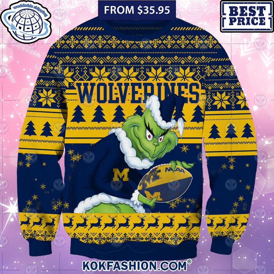 ncaa michigan wolverines grinch christmas sweater 3 128 Kokfashion.com