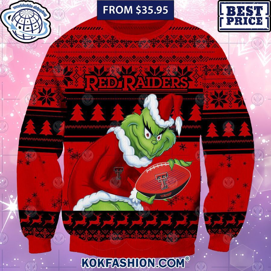 ncaa texas tech red raiders grinch christmas sweater 3 753 Kokfashion.com