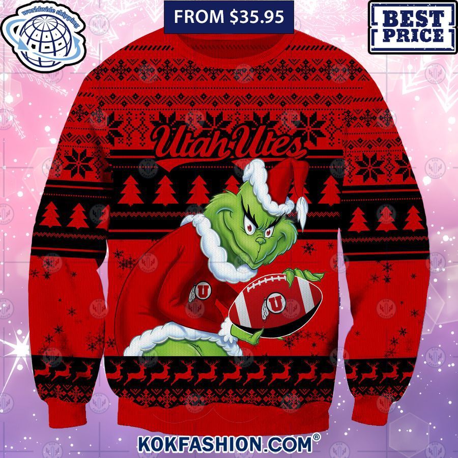 ncaa utah utes grinch christmas sweater 3 575 Kokfashion.com