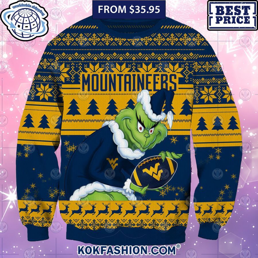 ncaa west virginia mountaineers grinch christmas sweater 3 909 Kokfashion.com