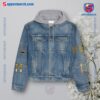 Dame Maggie Smith Straight Outta Downton Jean Hoodie Jacket a