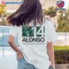 Fernando Alonso Racing Driver Number 14 Graphic Unisex T-shirt iSh4R7d