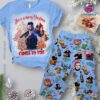 Luke Combs Here's A Merry Christmas Combs To You Blue Pajamas Set NYeZIlh