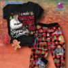 Merry Christmas Strait To You George Strait Plaid Pajamas Set ZXErY32