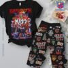 Rockin Around The Merry Kiss Mas Christmas Pajamas Set u9A34Xn