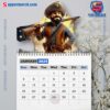 West Virginia Mountaineers Wall Hanging Calendar 2025-b Ld6BQj7