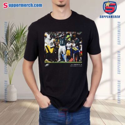 A.J. Brown December 15, 2024 Philadelphia Eagles NFL Flash Features Week 15 T-shirt gpNdkOu