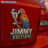 Jimmy Buffett Edition Laser Engraved Car Badge YaR63Xw