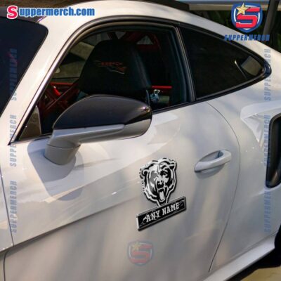 Chicago Bears Personalized Laser Engraved Car Badge-a Zsurl3d