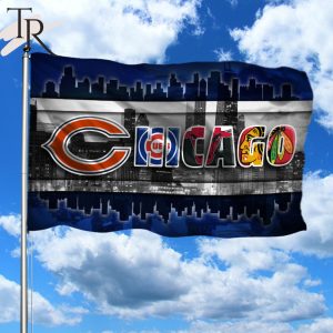 Chicago 2 With Teams From Major League Sports Flag
