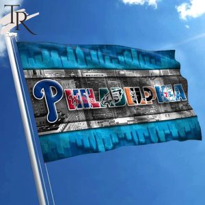 Philadelphia With Teams From Major League Sports Flag