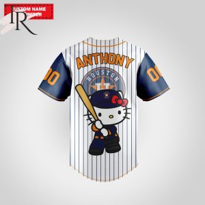 Houston Astros Special Hello Kitty Design Baseball Jersey Premium MLB Custom Name – Number