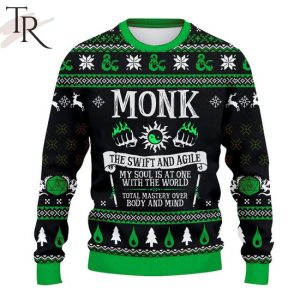 Dungeons & Dragons Classes Monk Sweater