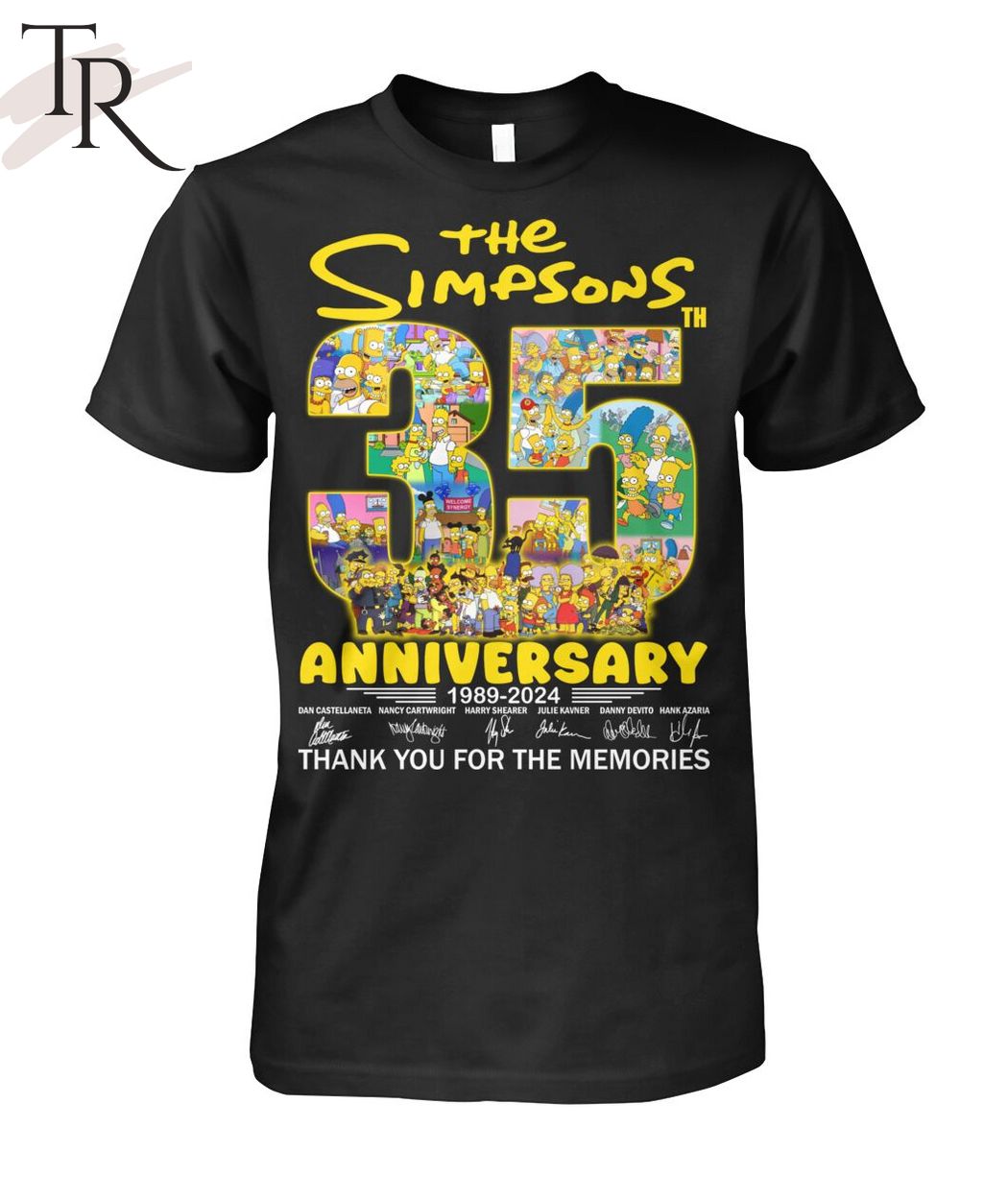 The Simpsons 35th Anniversary 1989 - 2024 Thank You For The 