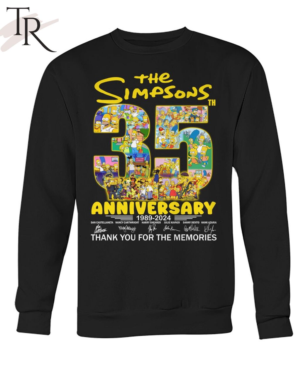 The Simpsons 35th Anniversary 1989 - 2024 Thank You For The 