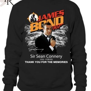James Bond 007 Sir Sean Connery 1930 – Forever Thank You For The Memories Unisex T-Shirt