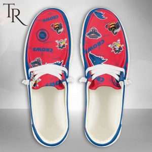 AFL Adelaide Crows Custom Name Hey Dude Shoes