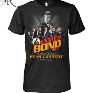 Jame Bond 007 In Memory Of Sean Connery 1930 – 2020 T-Shirt