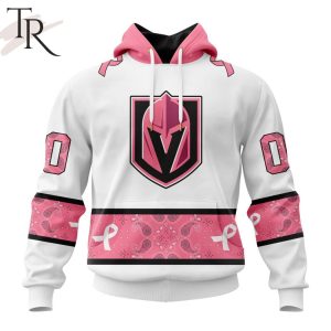 NEW] Personalized NHL Vegas Golden Knights In Classic Style With Paisley! IN OCTOBER WE WEAR PINK BREAST CANCER Hoodie