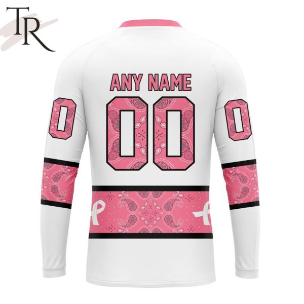 NEW] Personalized NHL Winnipeg Jets In Classic Style With Paisley! IN OCTOBER WE WEAR PINK BREAST CANCER Hoodie