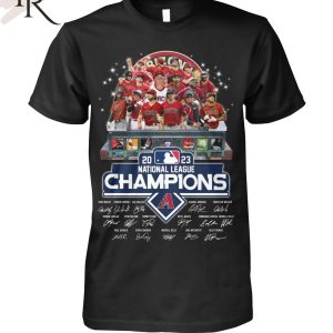 2023 National League Champions Arizona Diamondbacks Signature T-Shirt