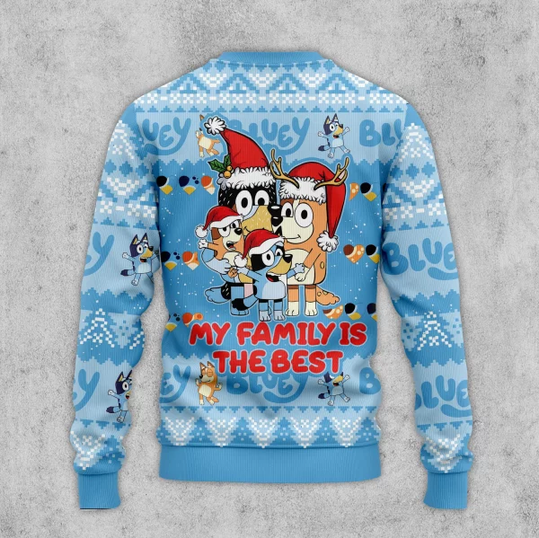 Hooray It s Christmas Bluey Ugly Sweater Torunstyle