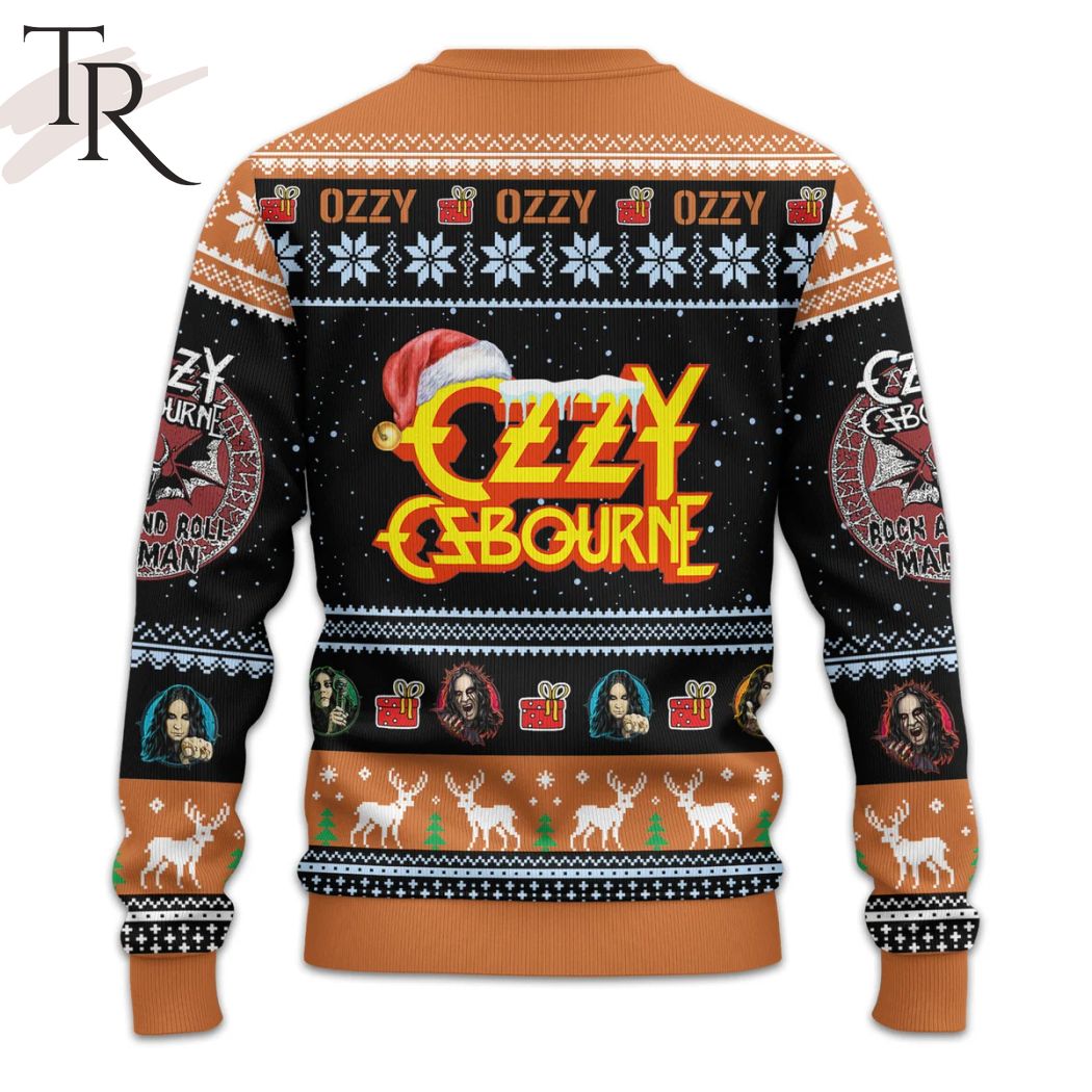 ozzy osbourne christmas sweater