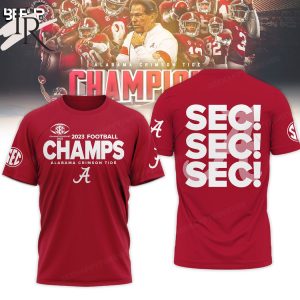 2023 Football Champions SEC SEC SEC Alabama Crimson Tide Hoodie