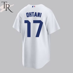 MLB Los Angeles Dodgers Shohei Ohtani 17 Baseball Jersey – White