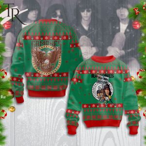 Ramones – Johnny, Joey, Dee Dee, Tommy Ugly Sweater