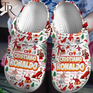 Cristiano Ronaldo Merry Christmas To Siuuu Crocs - Torunstyle