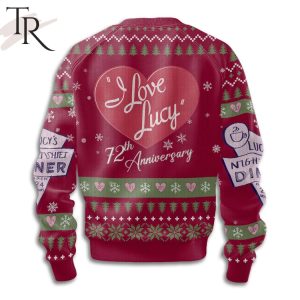 I Love Lucy 72th Anniversary Dear Santa We Can Splain Ugly Sweater