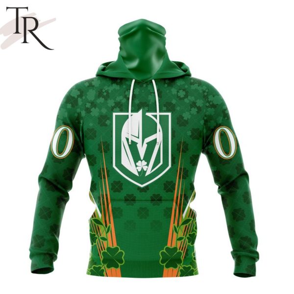 Personalized NHL Vegas Golden Knights Full Green Design For St. Patrick’s Day Hoodie